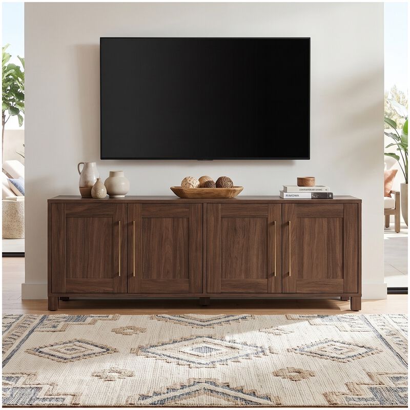 Preston & Cole Daphne 68" Wide TV Stand for TVs up to 75" - Walnut, , hires