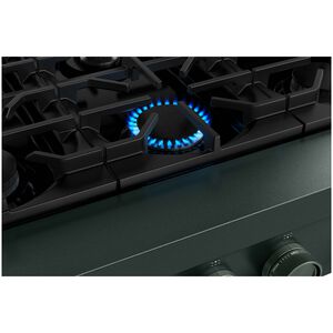 KitchenAid Commercial-Style 36 in. 6-Burner Natural Gas Rangetop with Simmer Burner & Power Burner - Juniper, , hires