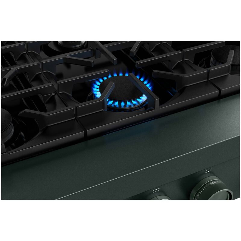 KitchenAid Commercial-Style 36 in. 6-Burner Natural Gas Rangetop with Simmer Burner & Power Burner - Juniper, , hires