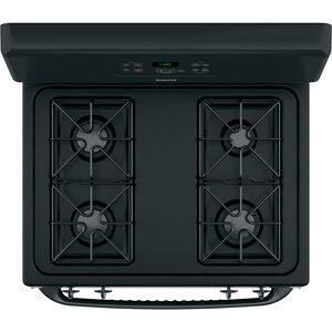 Hotpoint 30 in. 4.8 cu. ft. Gas Range with 4 Sealed Burners - Black, , hires