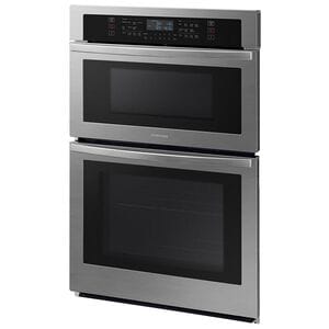 Samsung 30 in. 7 cu. ft. Smart Electric Microwave/Wall Oven Combo with Sensor Cooking - Stainless Steel, Stainless Steel, hires