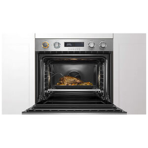 Fisher Paykel Pro Professional Series 30" 8.2 Cu. Ft. Electric Double Wall Oven with True European Convection & Self Clean - Stainless Steel, , hires