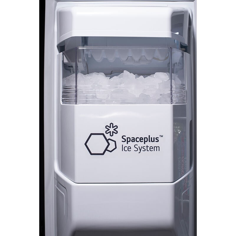 LG InstaView36 in. 27.1 cu. ft. Smart Side by Side Refrigerator with Ice & Water Dispenser - PrintProof Stainless Steel, PrintProof Stainless Steel, hires