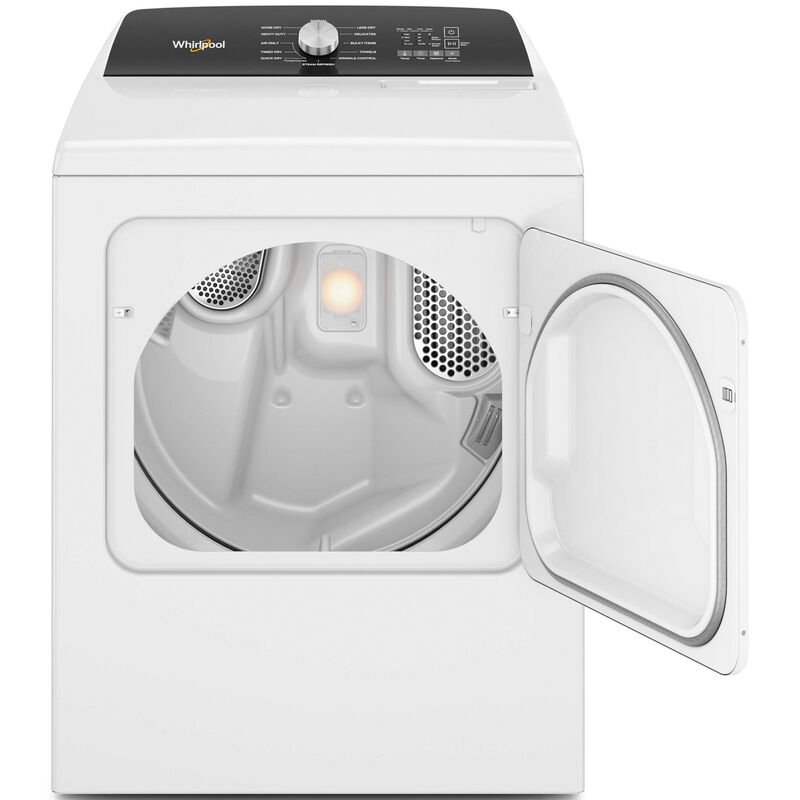 Whirlpool 29 in. 7.0 cu. ft. Electric Dryer with Moisture Sensing Dryer & Steam Cycle - White, , hires