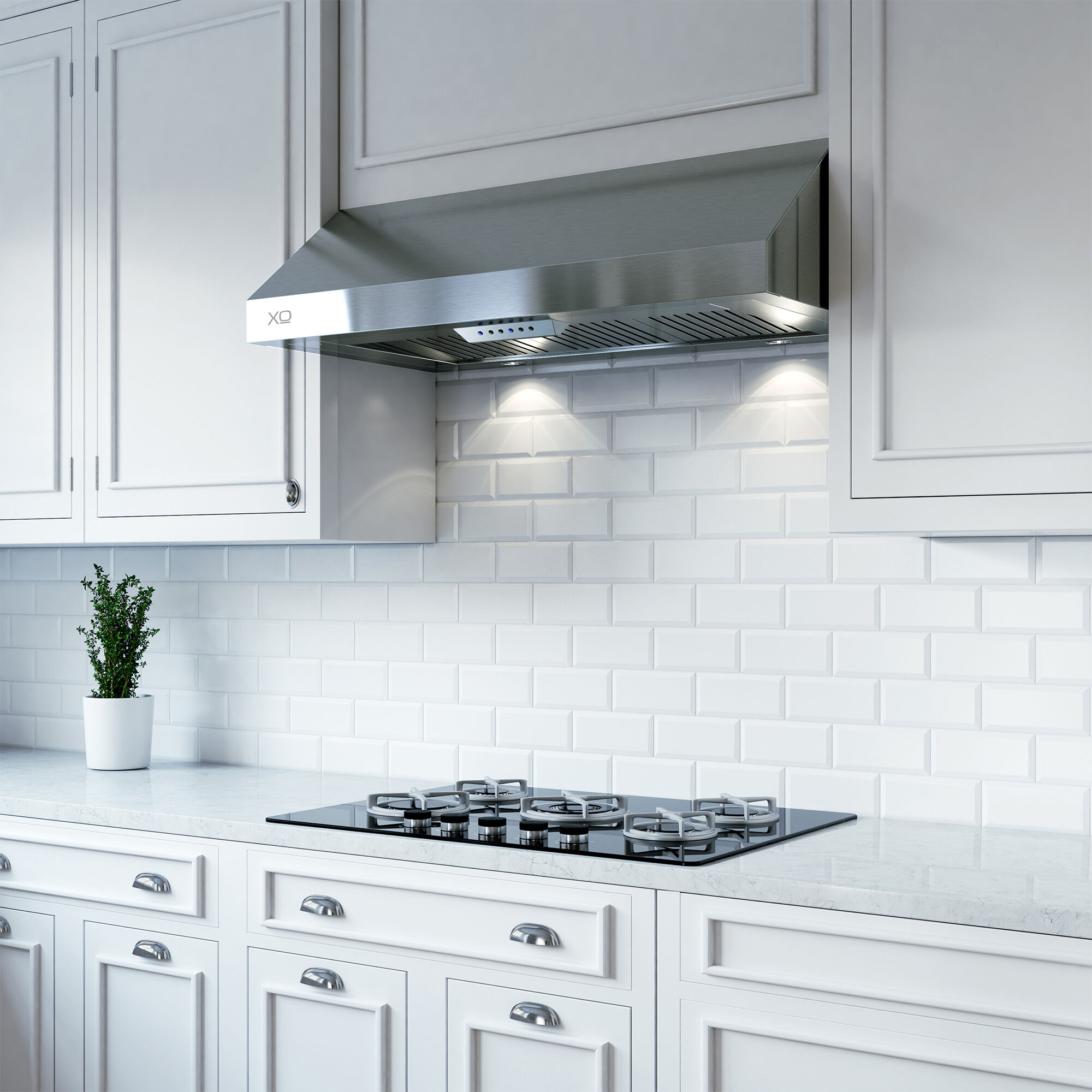 XO 36 in. Convertible Standard Style Range Hood with 600 CFM, 3