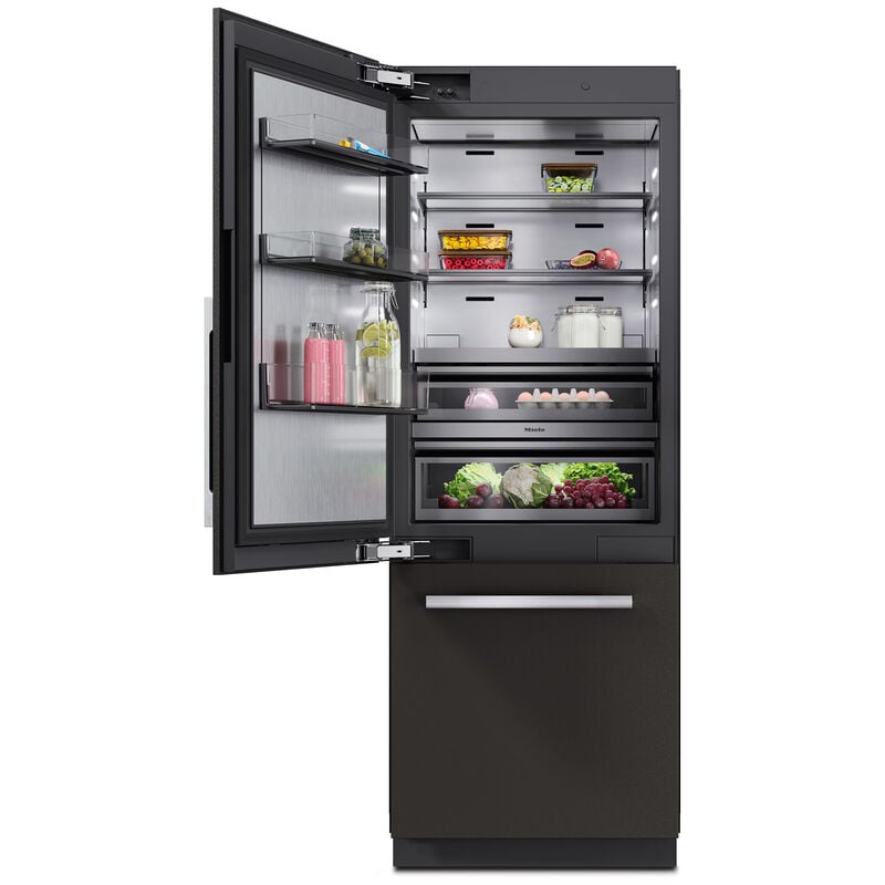 Miele MasterCool Series 30 in. 16.5 cu. ft. Built-In Smart Counter Depth Bottom Freezer Refrigerator with Internal Water Dispenser - Custom Panel Ready, , hires