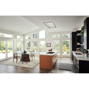 Best HBC1 SERIES 63 in. Ducted Ceiling Style Range Hood with 4 Fan Speeds & 3 LED Lights - Stainless Steel, , hires