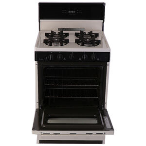 Premier 24 in. 3 cu. ft. Gas Range with 4 Sealed Burners - Bisque, , hires