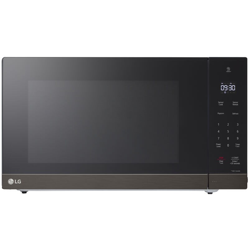 LG 24 in. 2.0 cu. ft. Countertop Microwave with 10 Power Levels & Sensor Cooking Controls - Black Stainless Steel, Black Stainless, hires