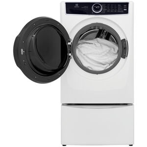 Electrolux 600 Series 27 in. 4.5 cu. ft. Stackable Front Load Washer with Perfect Steam, LuxCare Plus Wash System & SmartBoost -White, White, hires