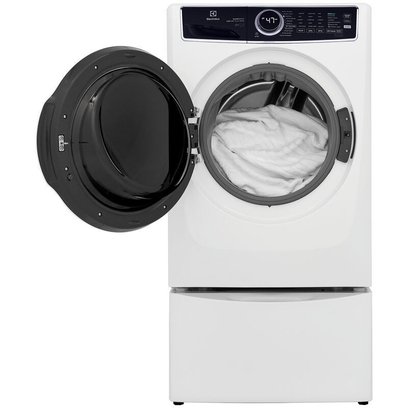 Electrolux 600 Series 27 in. 4.5 cu. ft. Stackable Front Load Washer with Perfect Steam, LuxCare Plus Wash System & SmartBoost -White, White, hires