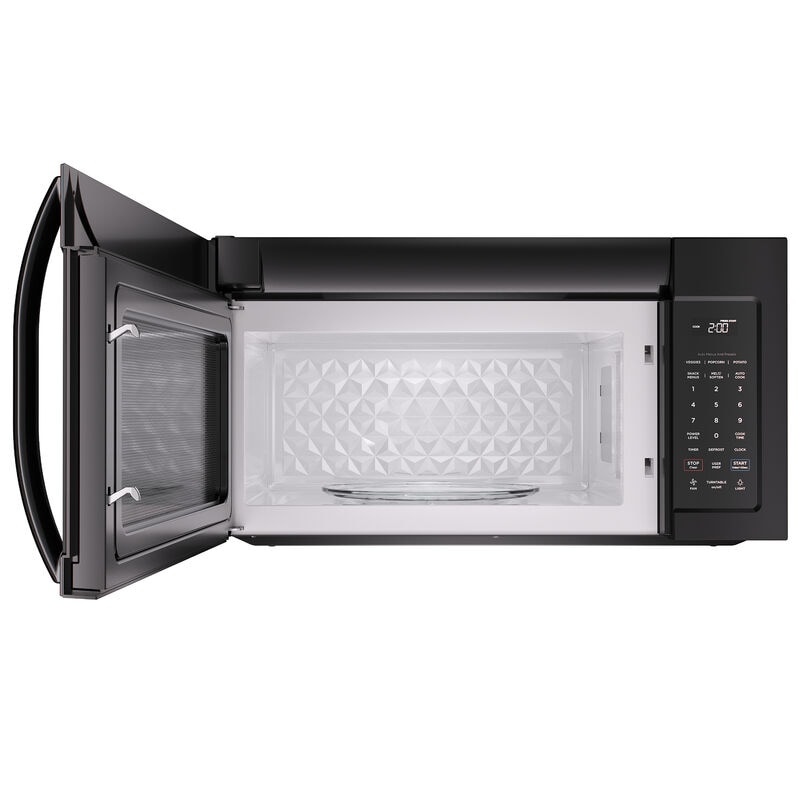 Midea 30 in. 1.7 cu. ft. 1000W Over-the-Range Microwave with 300 CFM - Black, , hires