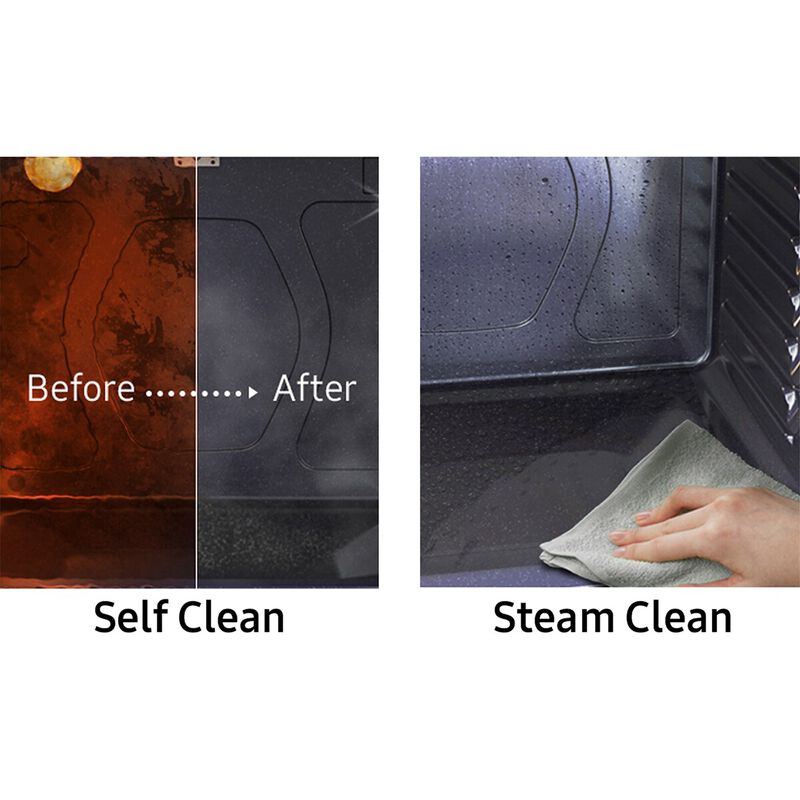 Samsung 30 in. 6.3 cu. ft. Smart Electric Range with Smoothtop Burners - Stainless Steel, Stainless Steel, hires