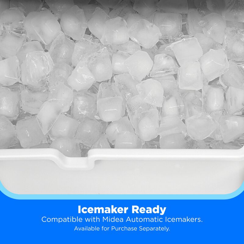 Midea 30 in. 18.4 cu. ft. French Door Refrigerator - Stainless Steel, , hires