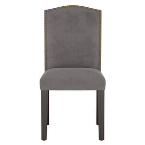 Skyline Furniture Dining Chair in Velvet Fabric - Regal Smoke, , hires