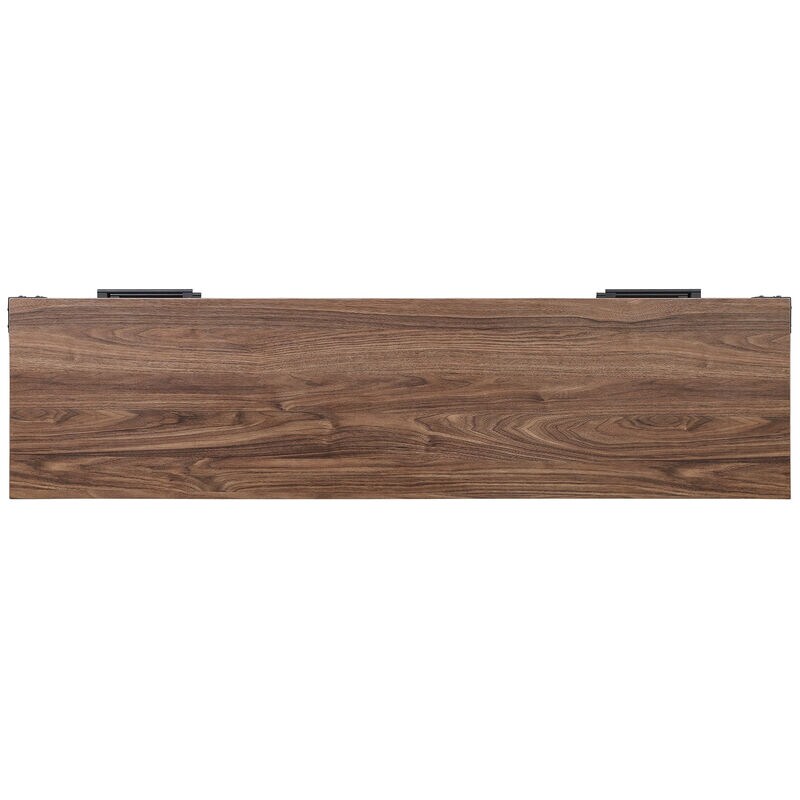 Manhattan Comfort Richmond 60" TV Stand with 2 Drawers & 4 Shelves - Brown, , hires