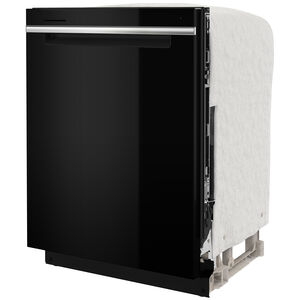 Whirlpool 24 in. Built-In Dishwasher with Top Control, 47 dBA Sound Level, 13 Place Settings, 5 Wash Cycles & Sanitize Cycle - Black, , hires