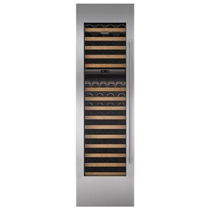 Sub-Zero Designer Series Wine Storage 30 in. Left Hinge Column Stainless Steel Glass Door Panel with Tubular Handle, , hires