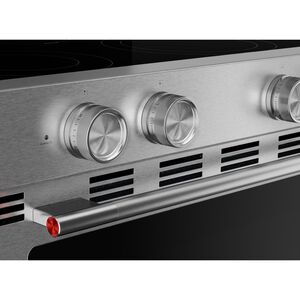 KitchenAid 30 in. 5.3 cu. ft. Smart Air-Fry True European Convection Electric Range with Radiant Burners - Fingerprint Resistant Stainless Steel, , hires