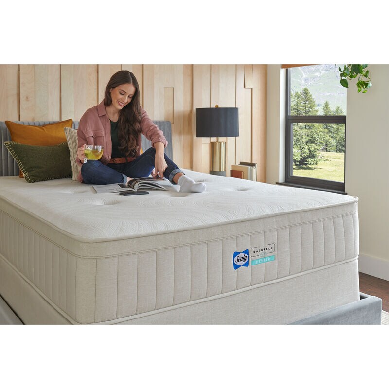 Sealy Naturals Soft Tight Top Mattress - Twin XL Size, , hires
