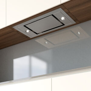 XO 28 in. Convertible Standard Style Range Hood with 600 CFM, 3 Fan Speeds & 2 LED Lights - Stainless Steel, , hires
