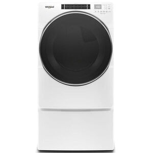 Whirlpool 27 in. 7.4 cu. ft. Stackable Electric Dryer with Sensor Dry & Steam Cycle - White, , hires