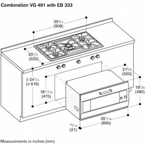 Gaggenau Vario 400 Series 36 in. 5-Burner Natural Gas Cooktop with Simmer Burner & Power Burner - Stainless Steel, , hires