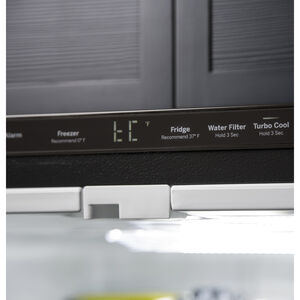 GE 30 in. 21 cu. ft. Bottom Freezer Refrigerator with Ice Maker - White, White, hires