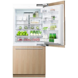 Fisher & Paykel Series 7 Integrated 36 in. Built-In 16.8 cu. ft. Smart Counter Depth Bottom Freezer Refrigerator with Ice Maker Right Hinged - Custom Panel Ready, , hires