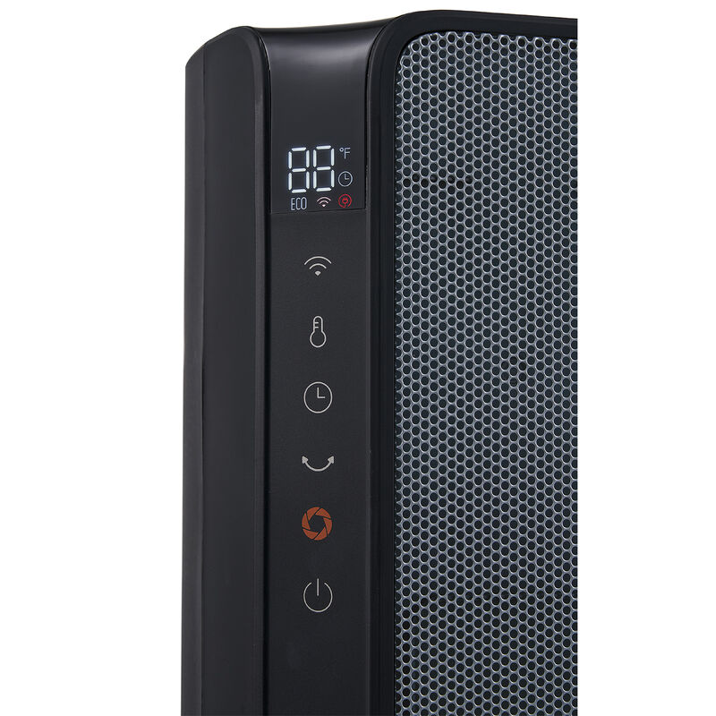 Pelonis 1500 W Oscillating Ceramic Space Heater with 3 Heat Settings & Overheat Safety Shut-Off - Black with Silver, , hires