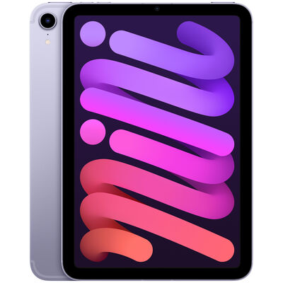 Apple 8.3" iPad mini 6th Gen, 256GB, Wi-Fi + Cellular - Purple | MK8K3LL/A
