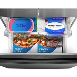 Midea 30 in. 18.4 cu. ft. French Door Refrigerator - Stainless Steel, , hires