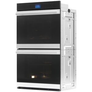 Sharp 30 in. 10 cu. ft. Top Control Electric Double Wall Oven with True European Convection - Stainless Steel, , hires