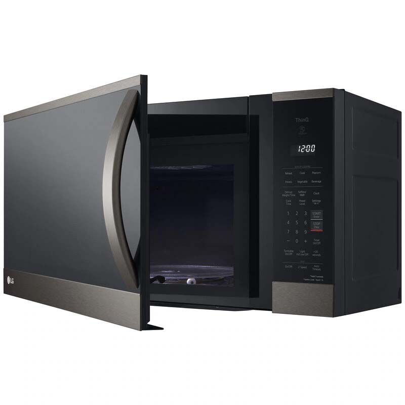 LG 30 in. 1.8 cu. ft. 1000W Smart Over-the-Range Microwave with 300 CFM & Sensor Cooking - PrintProof Black Stainless Steel, , hires