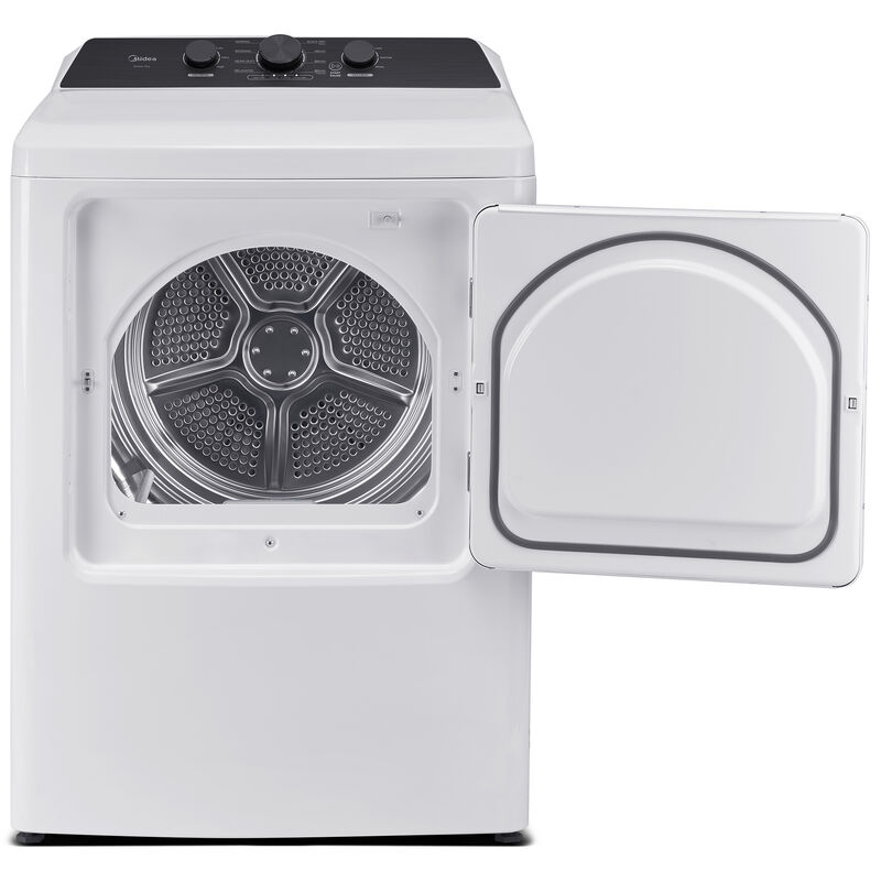 Midea 27 in. 7.0 cu. ft. Electric Dryer with Sensor Dry - White, White, hires