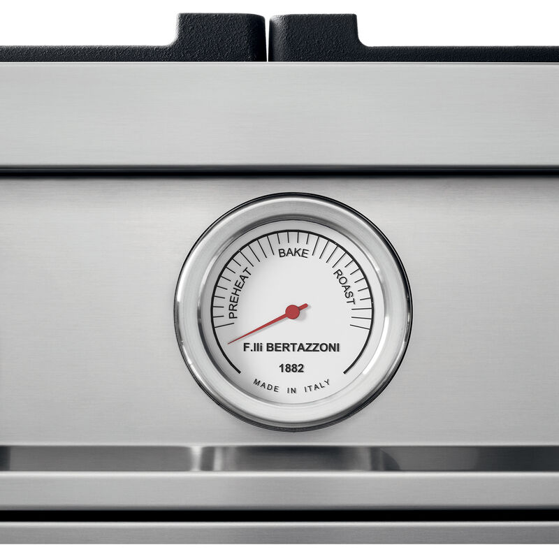 Bertazzoni Professional Series 30 in. 4.7 cu. ft. Convection Oven Freestanding Electric Range with 4 Induction Zones - Stainless Steel, , hires