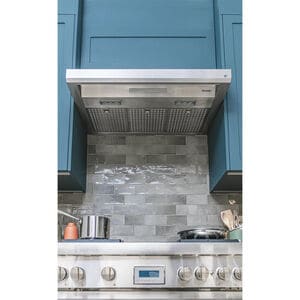Thermador Masterpiece Series 36 in. Smart Convertible Canopy Pro Style Style Range Hood with 600 CFM, 4 Fan Speeds & 2 LED Lights - Stainless Steel, , hires