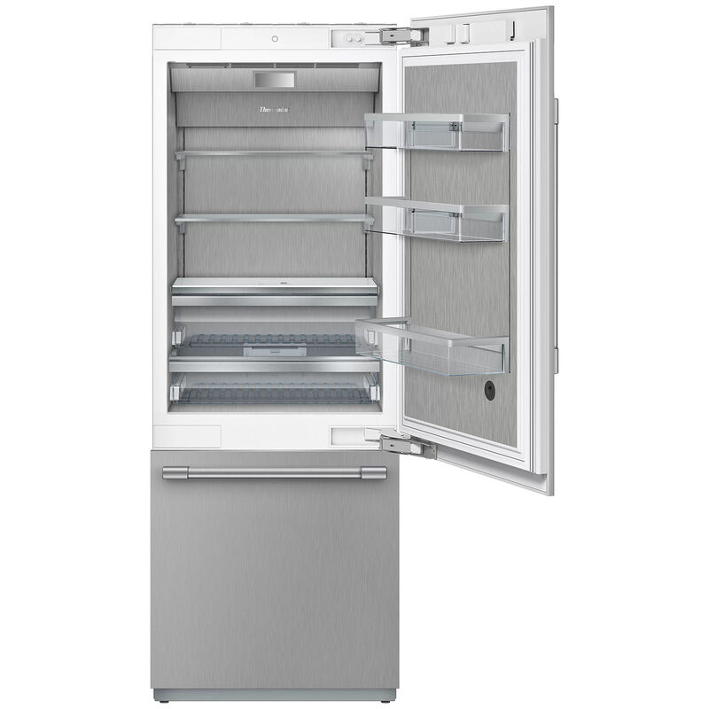 Thermador 30 in. Built-In 16.0 cu. ft. Smart Counter Depth Bottom Freezer Refrigerator - Custom Panel Ready, , hires