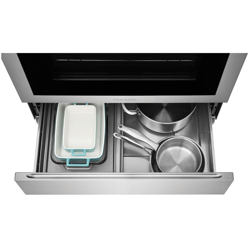 Frigidaire 30 in. 5.3 cu. ft. Standard Convection Electric Range with 4 Induction Burners - Stainless Steel, , hires