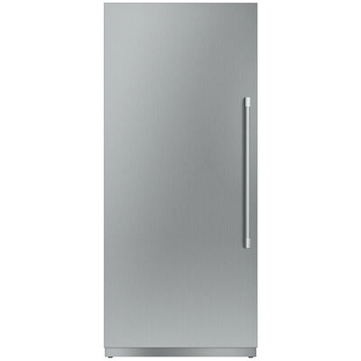 Thermador 36" 19.4 Cu. Ft. Built-In Upright Smart Freezer with Ice Maker, Adjustable Shelves & Digital Control - Custom Panel Ready | T36IF905SP