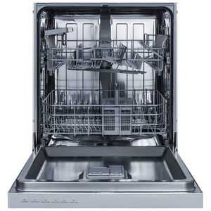 Summit 24 in. Front Control Dishwasher with 49 dBa Sound Level & Pocket - Stainless Steel, , hires