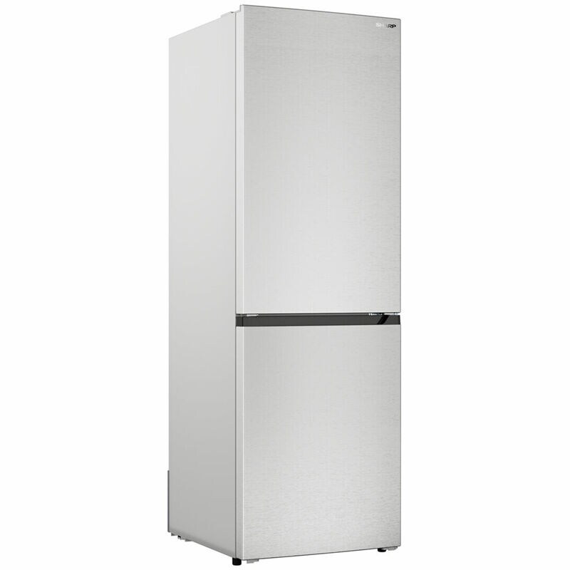 Sharp 24 in. 11.5 cu. ft. Counter Depth Bottom Freezer Refrigerator - Stainless Steel, , hires