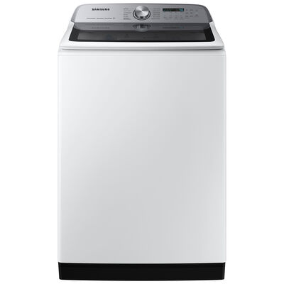 Samsung 27 in. 5.2 cu. ft. Smart Top Load Washer with Super Speed Wash - White | WA52DG5500AW