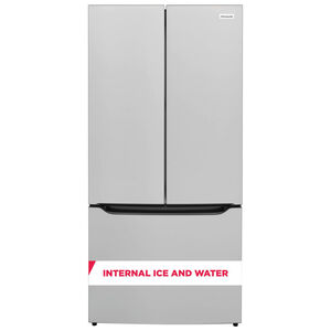 Frigidaire 33 in. 19.6 cu. ft. Counter Depth French Door Refrigerator with Internal Water Dispenser - Fingerprint Resistant Stainless Steel Look, , hires