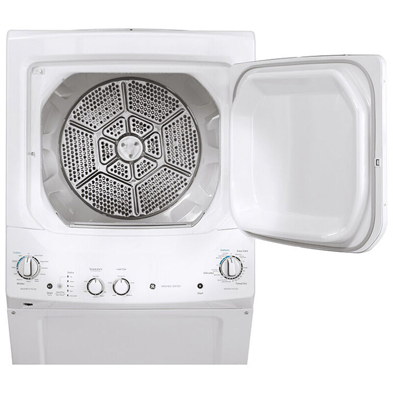 GE 27 in. Laundry Center with 3.8 cu. ft. Washer with 11 Wash