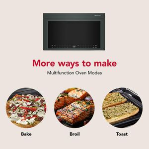 KitchenAid 30 in. 1.1 cu. ft. 950W Smart Over-the-Range Microwave with 400 CFM, Convection & Sensor Cooking - Juniper, , hires