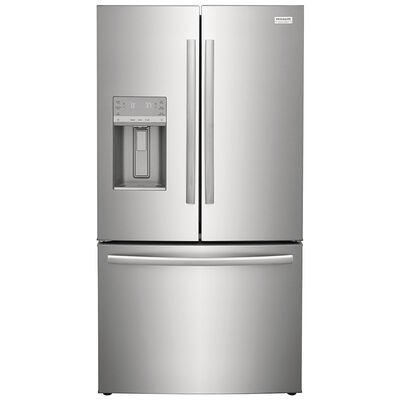Frigidaire Gallery 36 in. 27.8 cu. ft. French Door Refrigerator with Ice & Water Dispenser - Smudge-Proof Stainless Steel | GRFS2853AF
