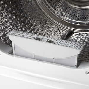 LG 27 in. 7.3 cu. ft. Smart Ventless Electric Dryer with Heat Pump & Sensor Dry - Alpine White, Alpine White, hires
