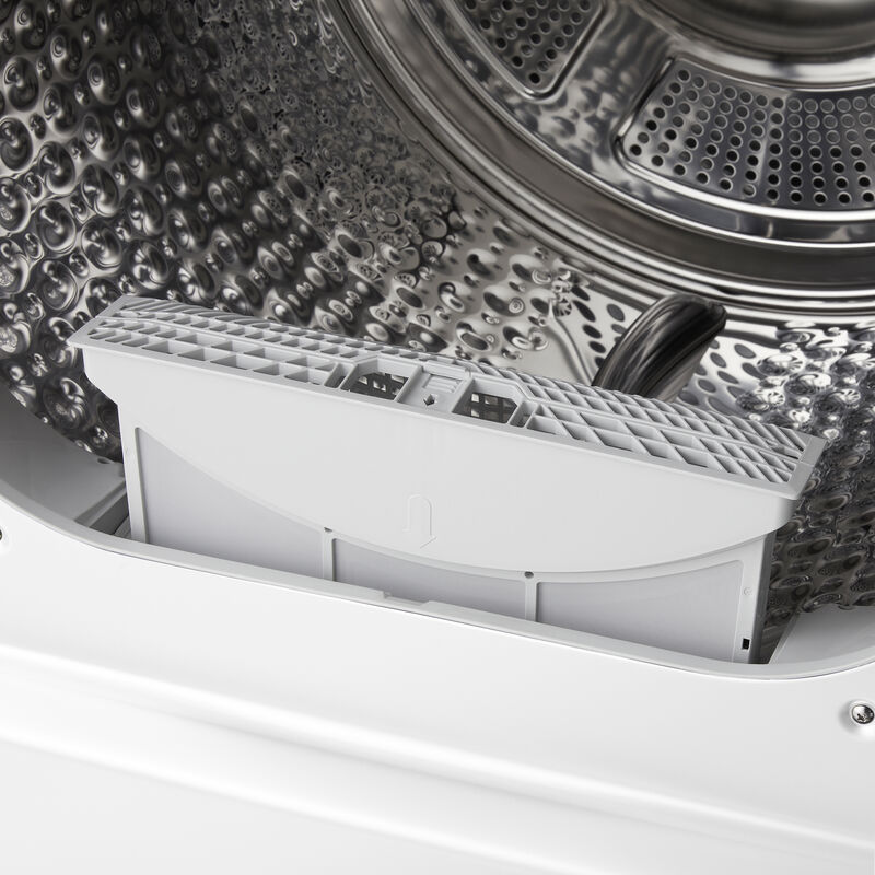 LG 27 in. 7.3 cu. ft. Smart Ventless Electric Dryer with Heat Pump & Sensor Dry - Alpine White, Alpine White, hires