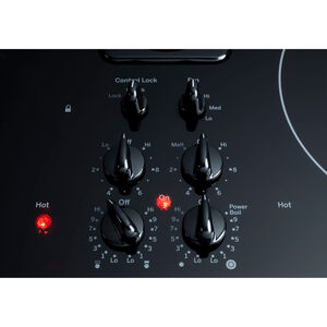 GE Profile 30 in. Electric Cooktop with 4 Radiant Burners - Black, , hires